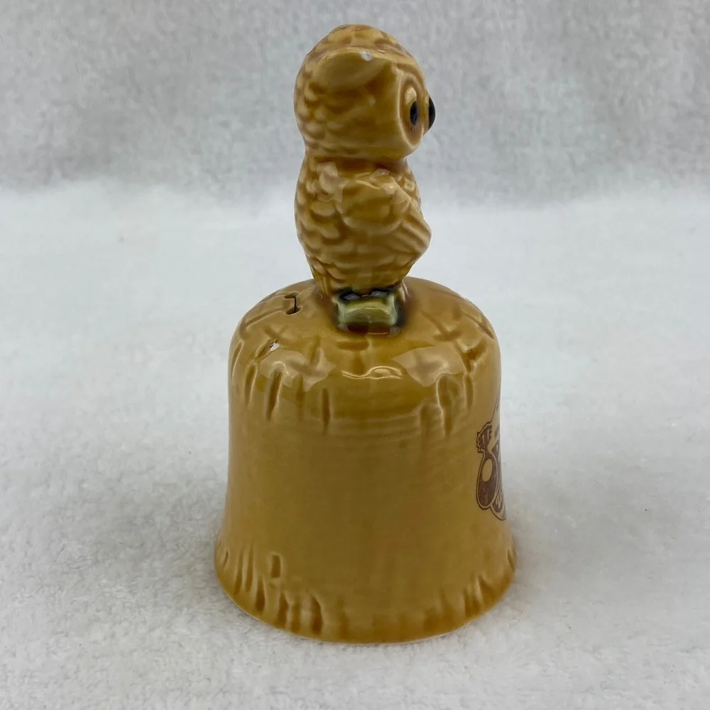 VTG Opryland Nashville Tan Owl Bell 4.25” Japan